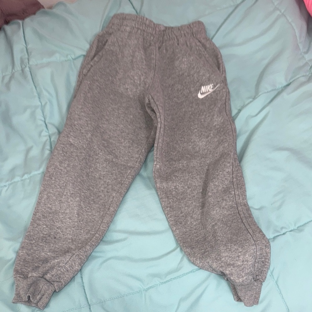 Nike Kids Heather Gray Sweatpants